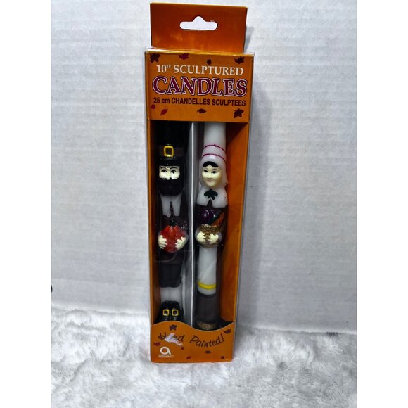 Amscan Thanksgiving 10" Hand Painted Sculptured Candles Set - Picture 5 of 12